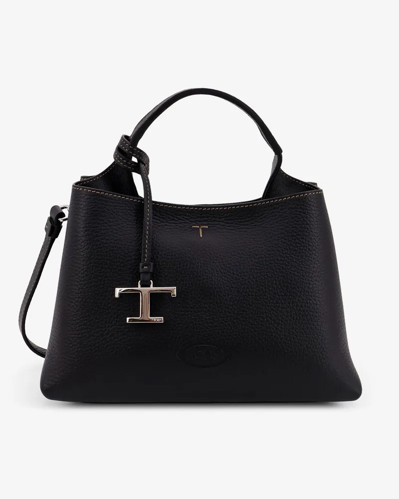 TOD'S Micro leather crossbody bag with iconic stitching on the front -  - gender_Woman Black