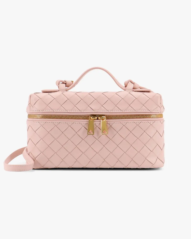 Bottega Veneta Vanity case leather bag with intrecciato iconic motif -  - gender_Woman 