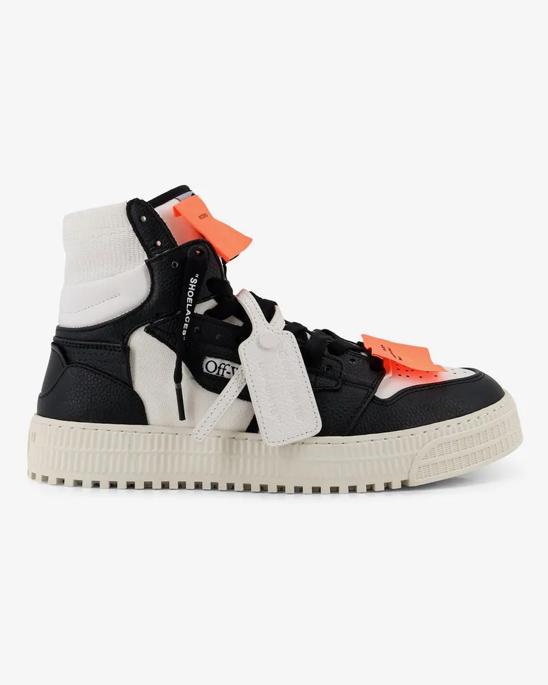 OFF-WHITE 3.0 Court High Top leather sneakers -  - gender_Man Black