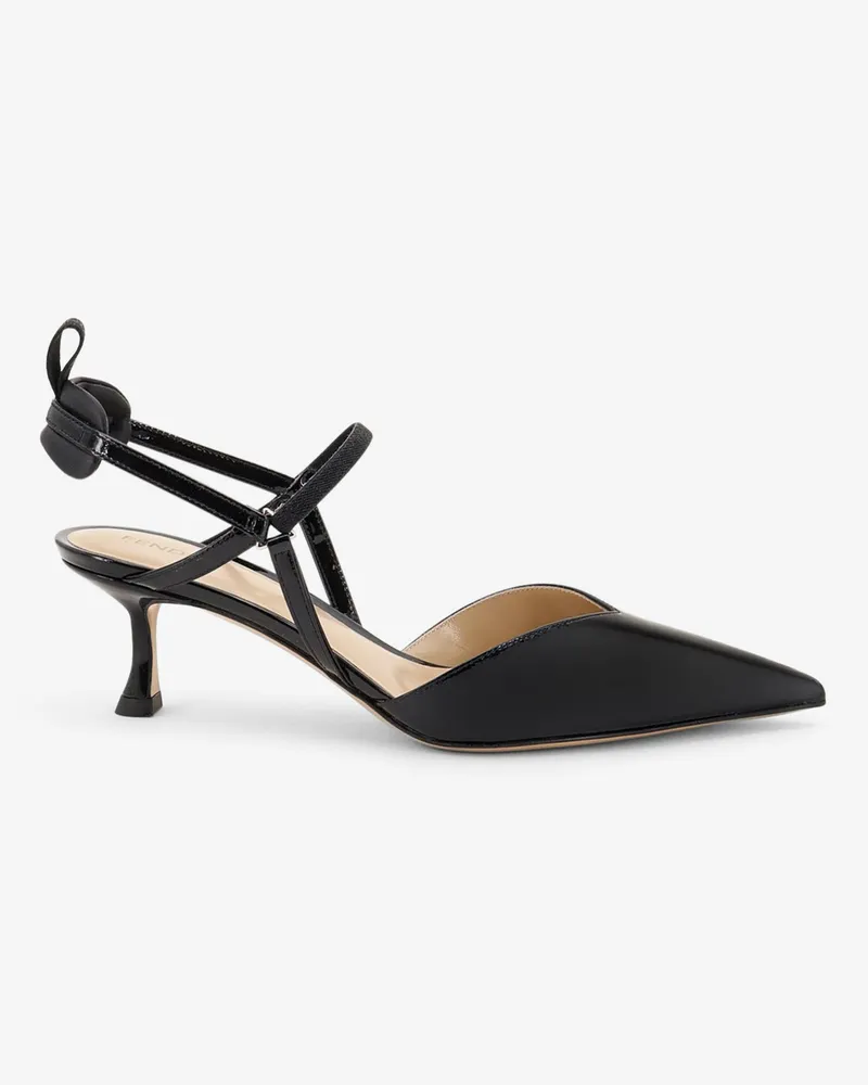 Fendi Very Colibrì  patent leather décolleté -  - gender_Woman Black
