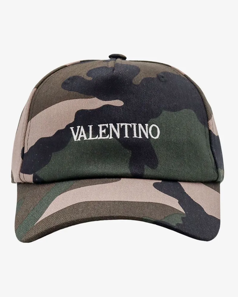 Valentino Garavani Camouflage baseball hat -  - gender_Man Green