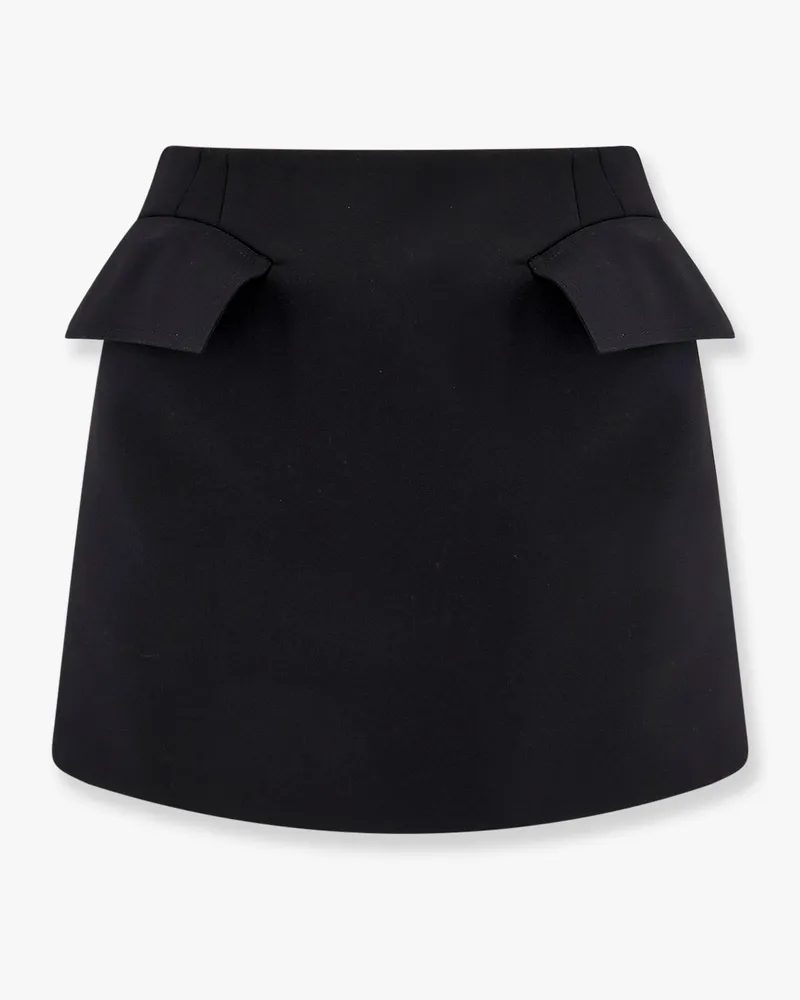 Alexander McQueen Mini lenght wool skirt -  - gender_Woman Black