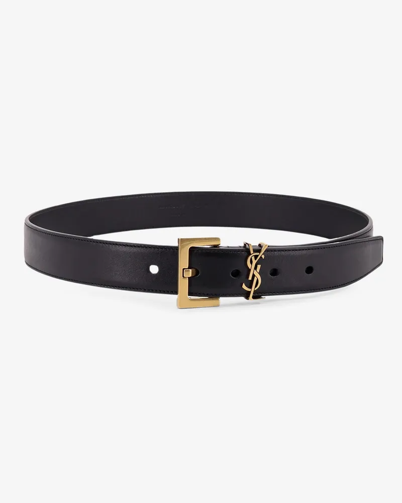 Saint Laurent Leather belt -  - gender_Woman Black