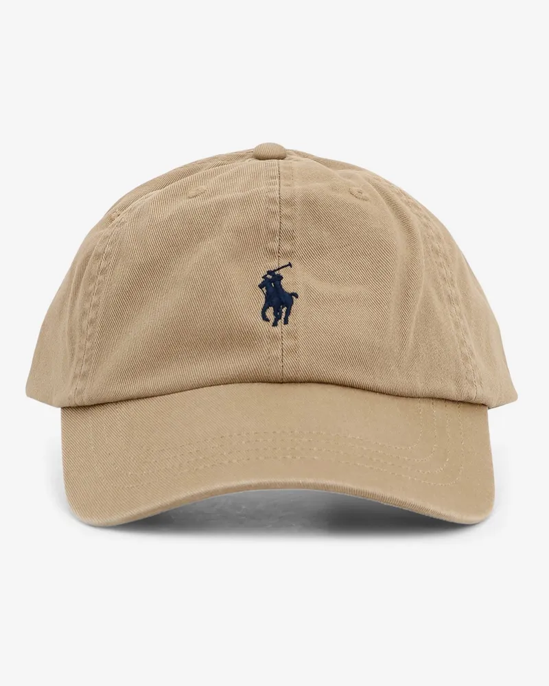 Ralph Lauren Baseball cotton hat -  - gender_Woman Beige