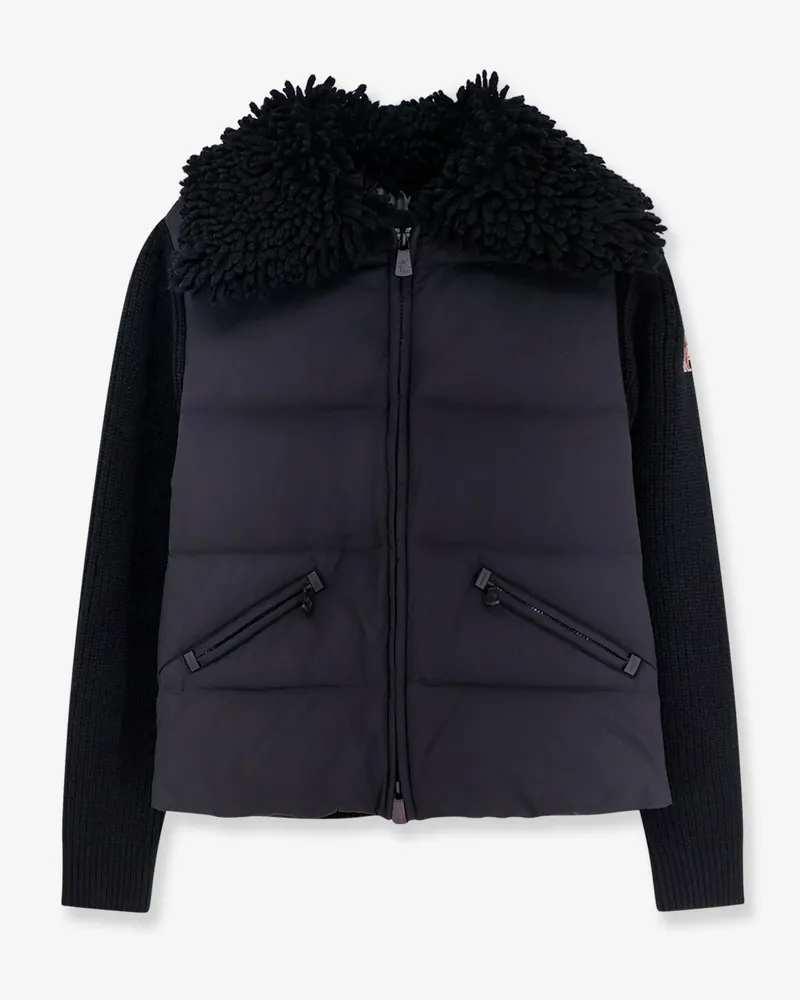 Moncler Down Jacket with wool inserts -  - gender_Woman Black