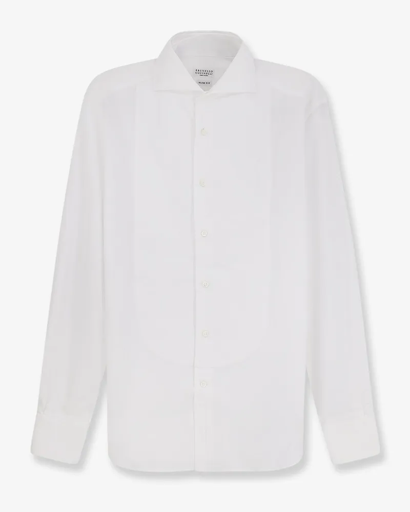Brunello Cucinelli Cotton shirt -  - gender_Man White