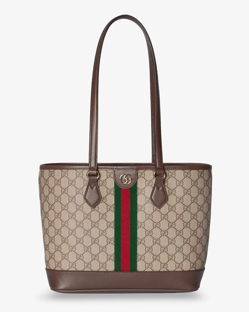 Gucci Ophidia GG fabric shopping bag -  - gender_Woman Brown