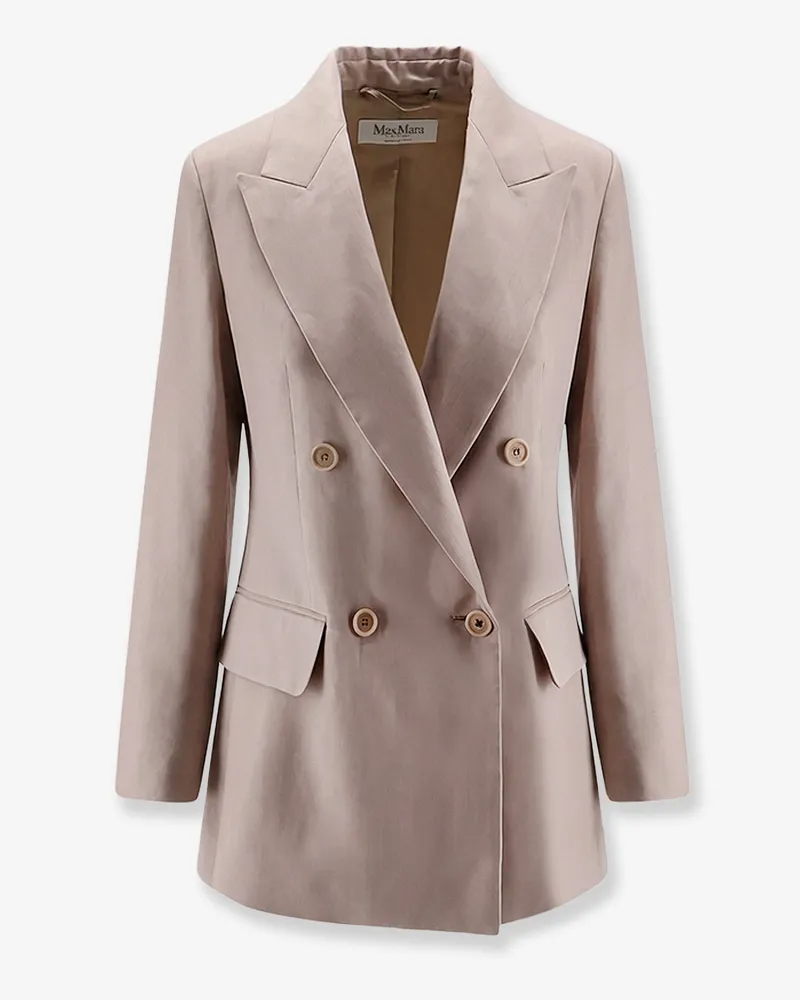 Max Mara Mxsfeltro silk blazer -  - gender_Woman Pink