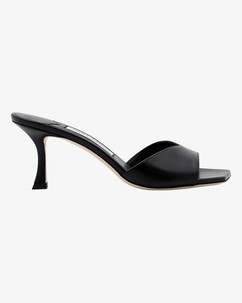 Jimmy Choo Skye 70 leather heel sandals -  - gender_Woman Black