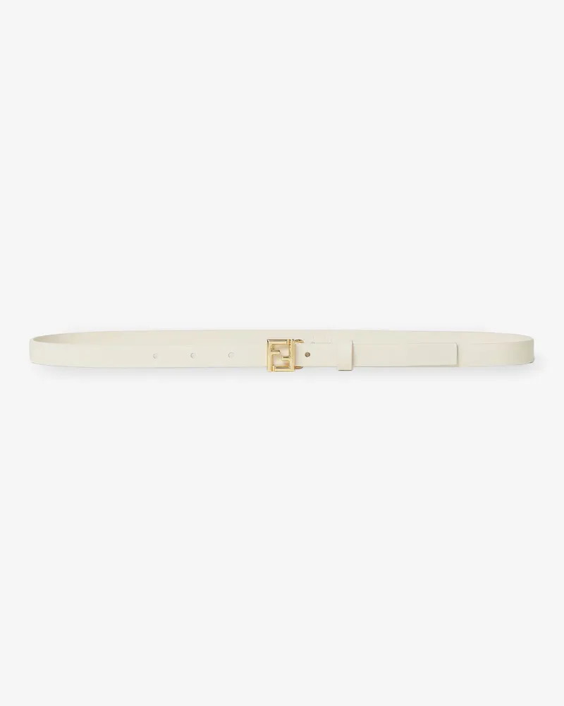 Fendi Leather belt -  - gender_Woman White