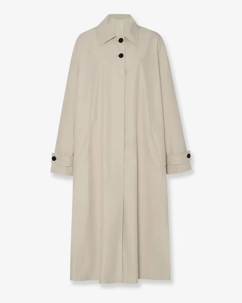 The Row Lolana nylon and cotton waterproof coat -  - gender_Woman Beige