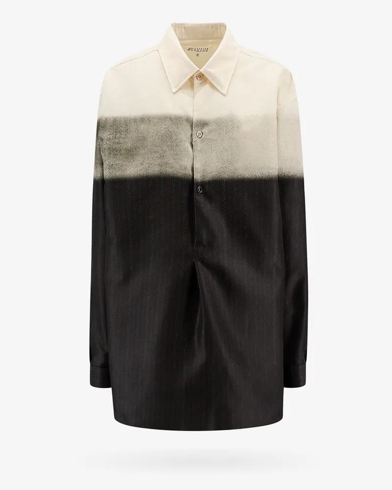 Maison Margiela Oversize shirt with multicolor print -  - gender_Woman Black