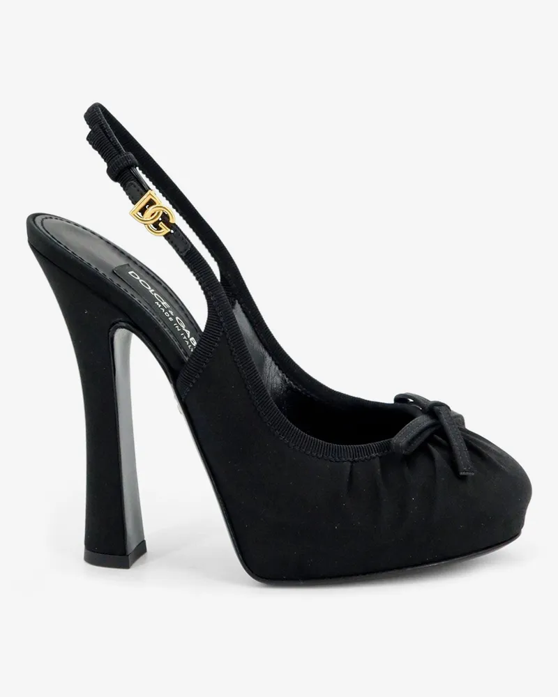 Dolce & Gabbana Satin décolleté -  - gender_Woman Black
