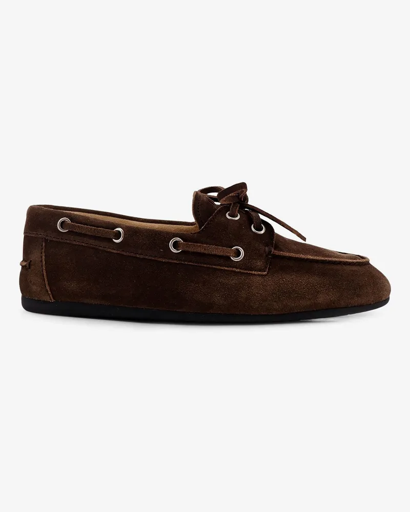 Miu Miu Vintage effect leather loafers -  - gender_Woman Brown
