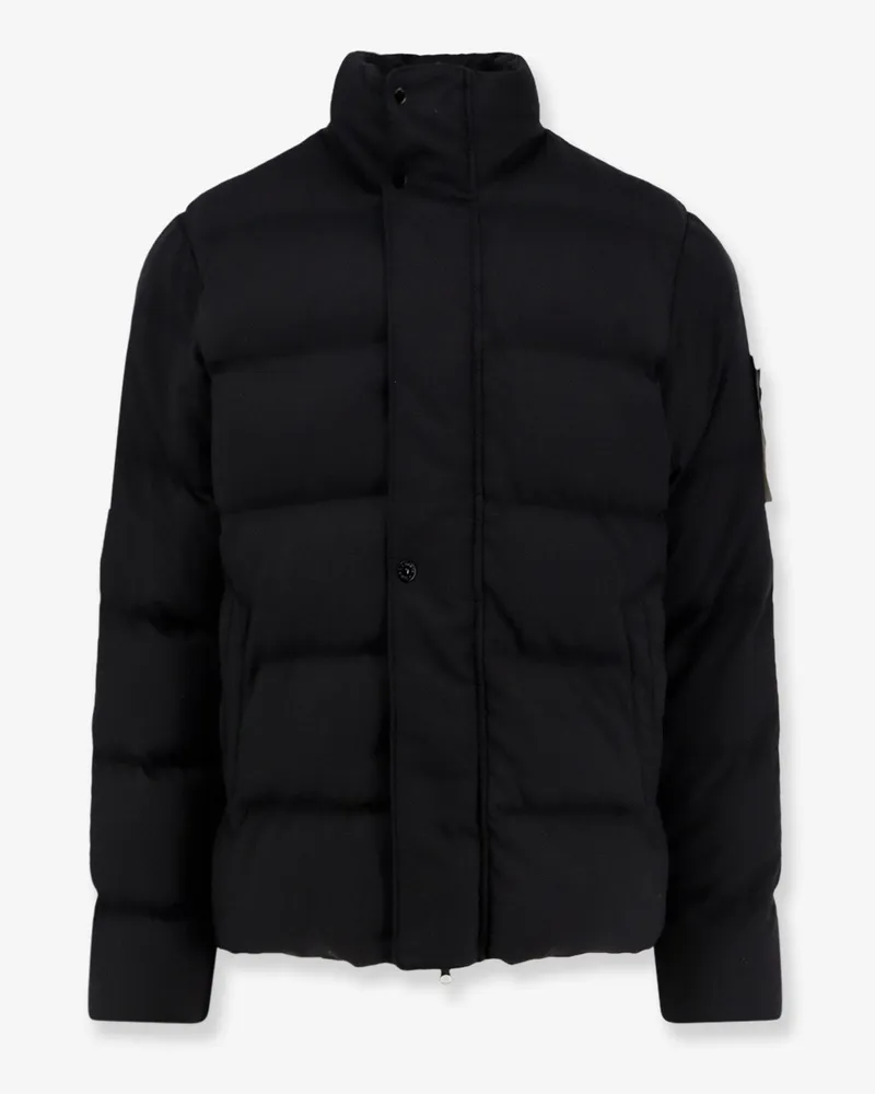 Stone Island Twill Wool-TC Ghost Piece Jacket -  - gender_Man Black