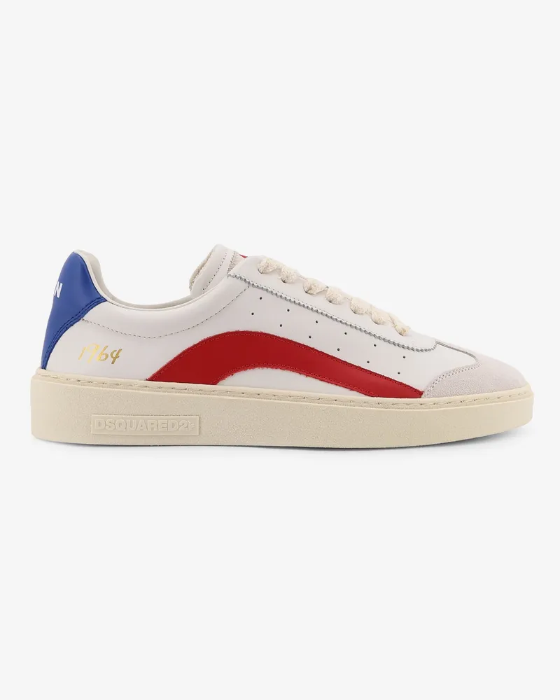 Dsquared2 Rider leather low-top sneakers -  - gender_Man White