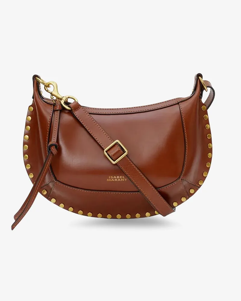 Isabel Marant Oskan Moon Leather crossbody Bag -  - gender_Woman Brown