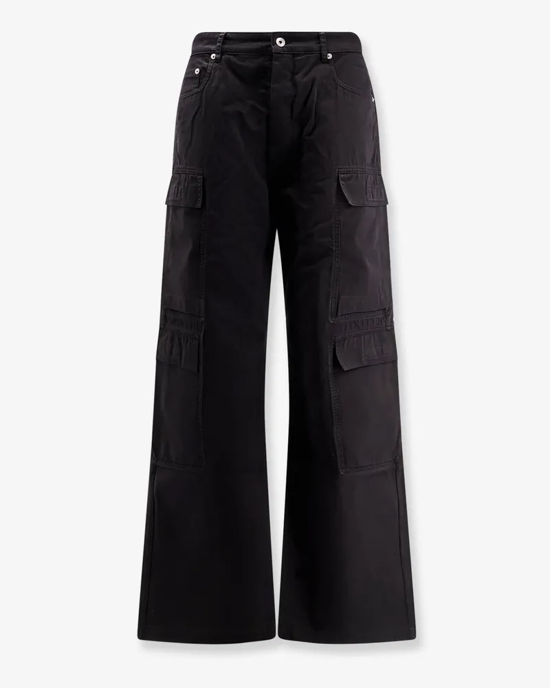 DRKSHDW by Rick Owens Double Cargo organic cotton trousers -  - gender_Man Black