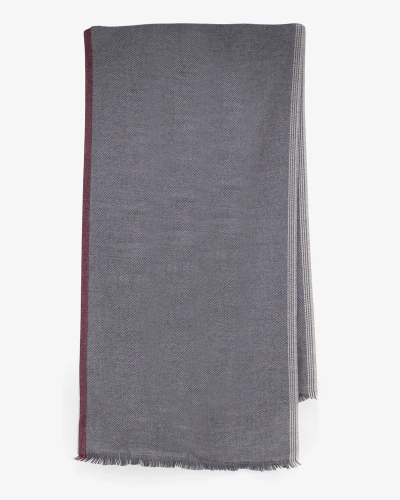 Brunello Cucinelli Wool and cashmere scarf -  - gender_Man Grey