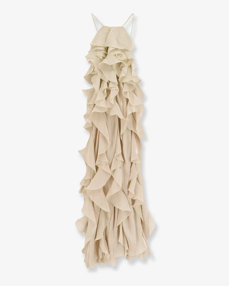 ACTUALEE Long dress with ruffles -  - gender_Woman Pink