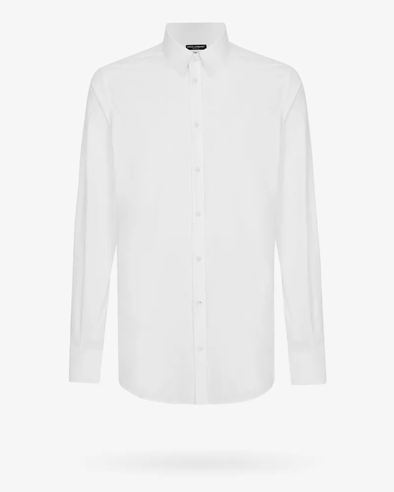 Dolce & Gabbana Cotton shirt with back pinces -  - gender_Man White
