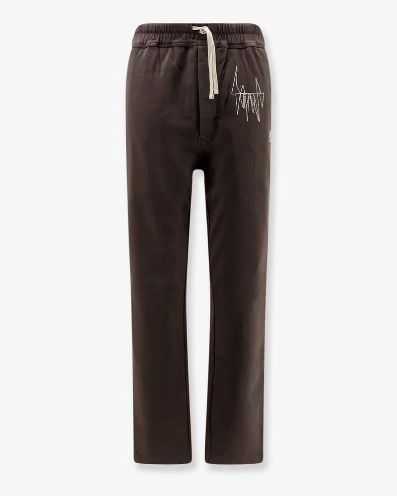 Moncler Jogger cotton trousers -  - gender_Man Brown