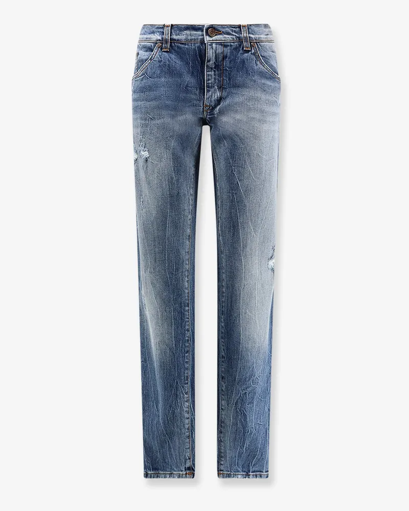 Dolce & Gabbana Cotton Jeans -  - gender_Man Blue