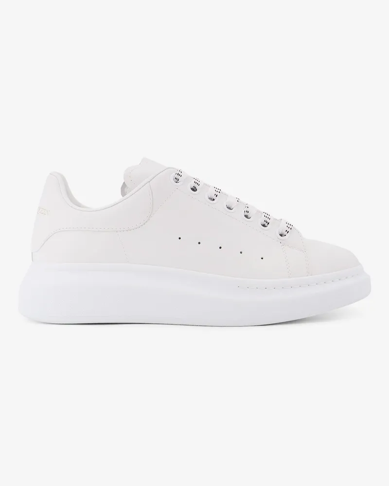 Alexander McQueen Leather low-top sneakers -  - gender_Man White