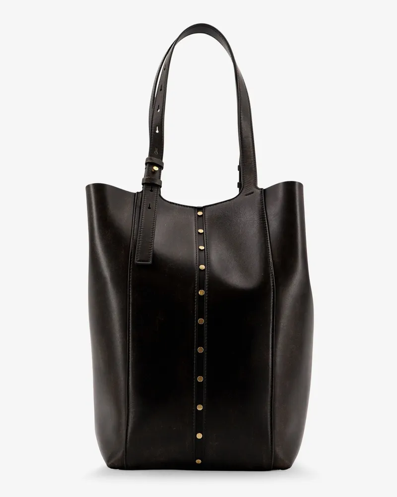 Golden Goose Shopping 24.7 Vintage leather shoulder bag -  - gender_Woman Black