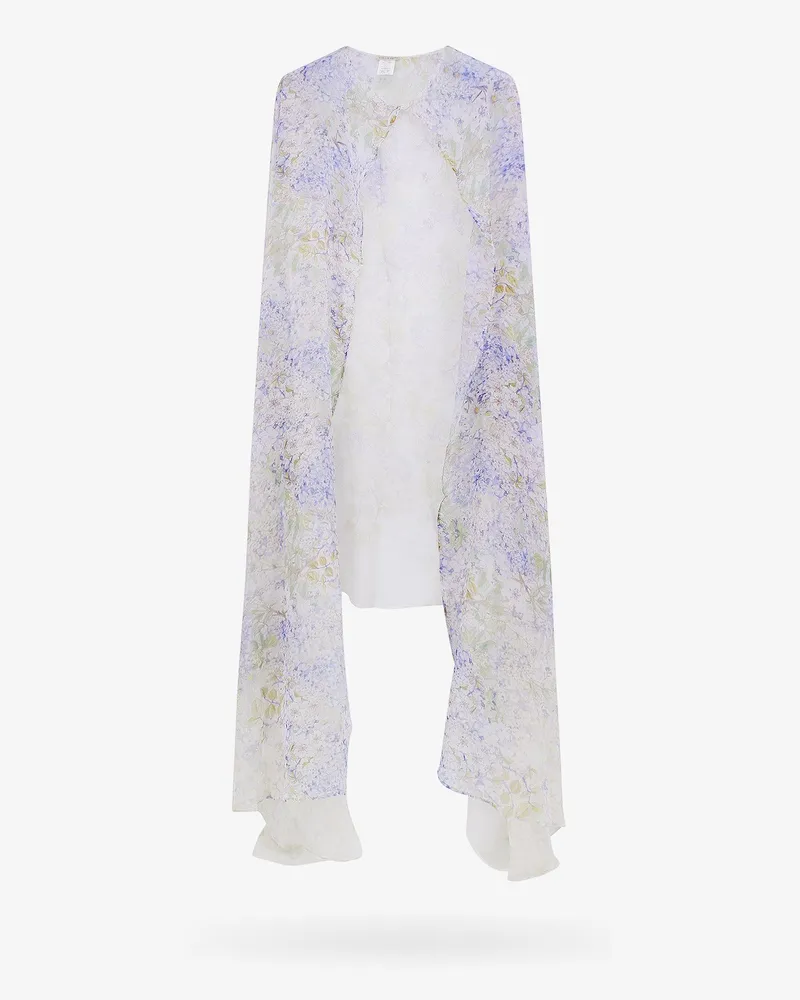 Faliero Sarti Silk cape -  - gender_Woman Blue