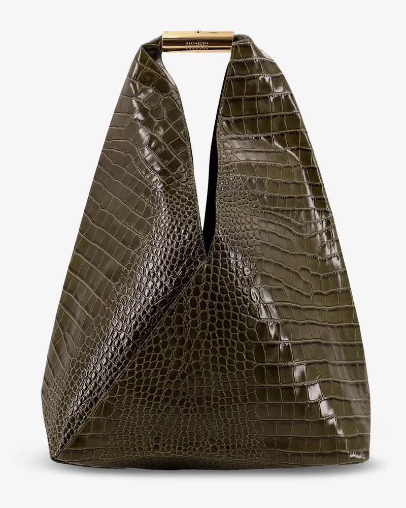 Maison Margiela Leather shoulder bag -  - gender_Woman Green