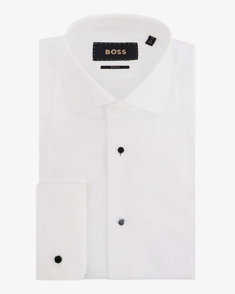 HUGO BOSS Cotton Shirt -  - gender_Man White