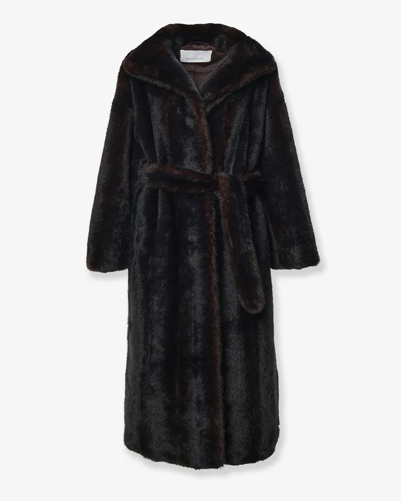 FRANKIE Shop Ravello faux fur coat -  - gender_Woman Brown