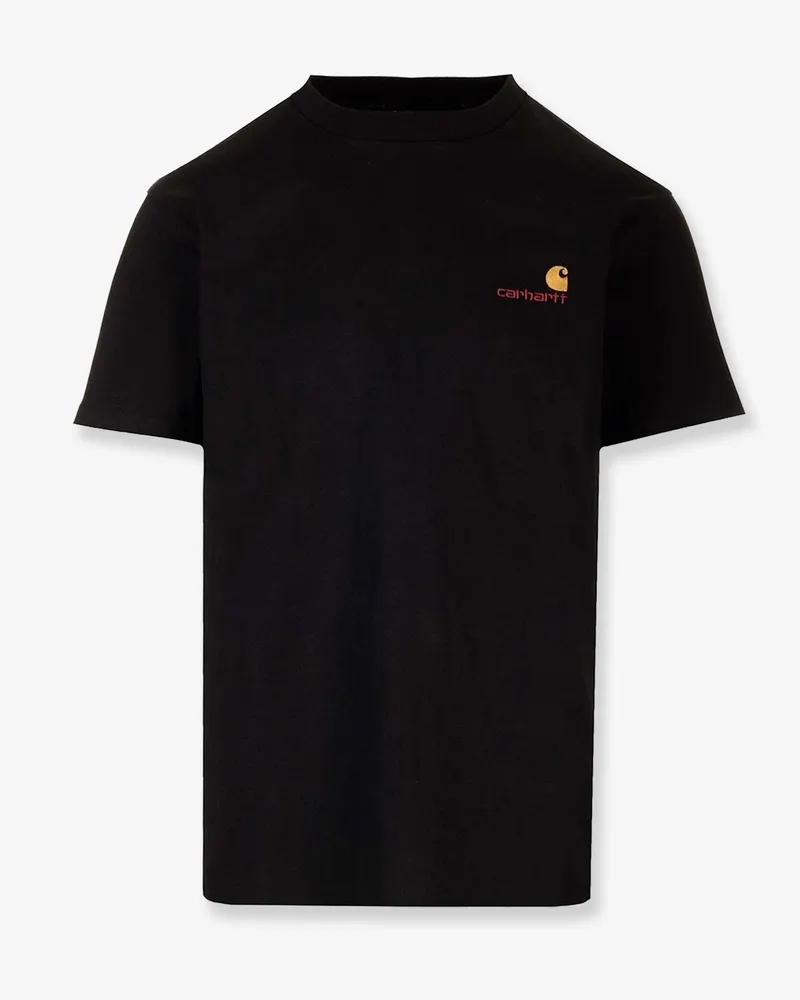 Carhartt WIP S/S American Script organic cotton T-shirt -  - gender_Man Black