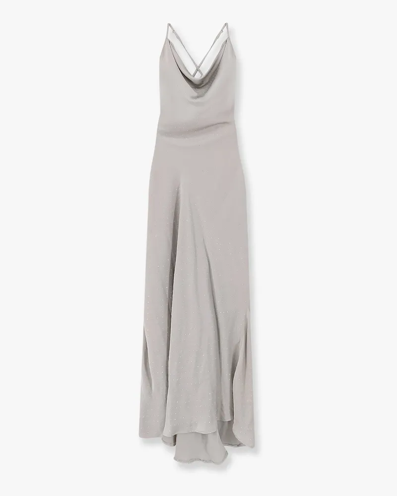 ACTUALEE Long dress with all-over rhinestones -  - gender_Woman 