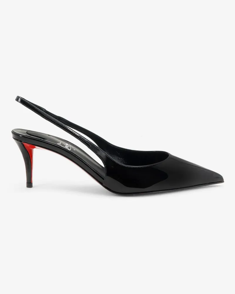 Christian Louboutin Miss Z patent leather slingback pumps -  - gender_Woman Black