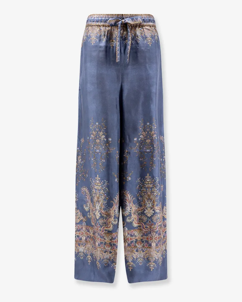 Zimmermann Valiant Track Silk trousers -  - gender_Woman Blue