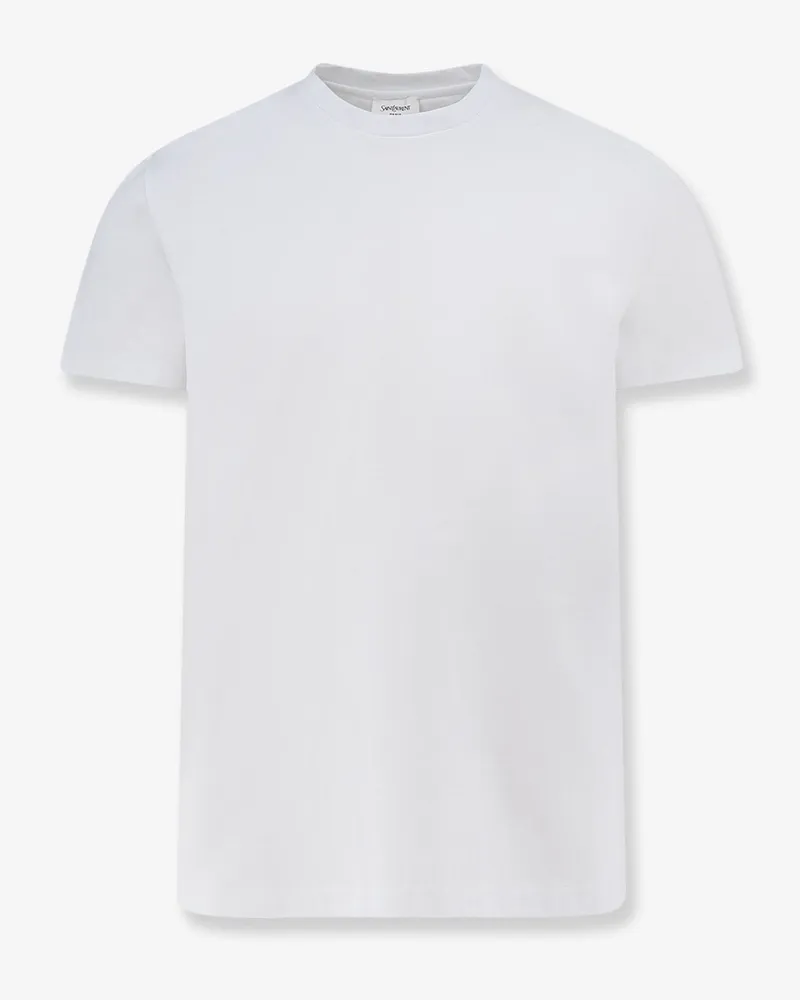 Saint Laurent Certified cotton t-shirt -  - gender_Man White