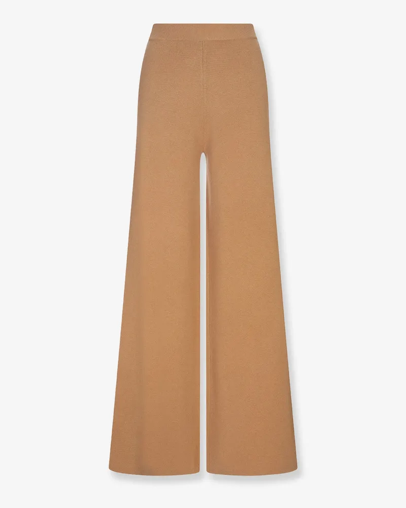 Max Mara Judy wool and cashmere trousers -  - gender_Woman Brown