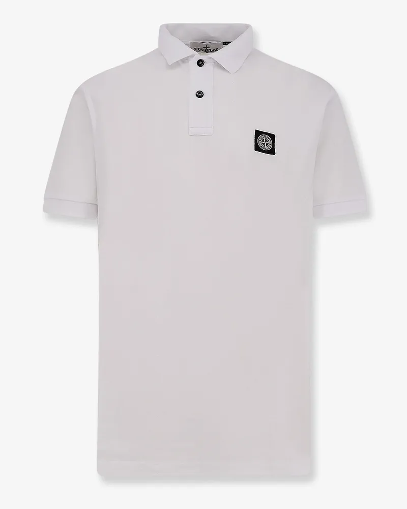 Stone Island Cotton polo shirts -  - gender_Man White
