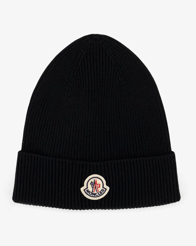 Moncler Responsible virgin wool hat -  - gender_Man Black