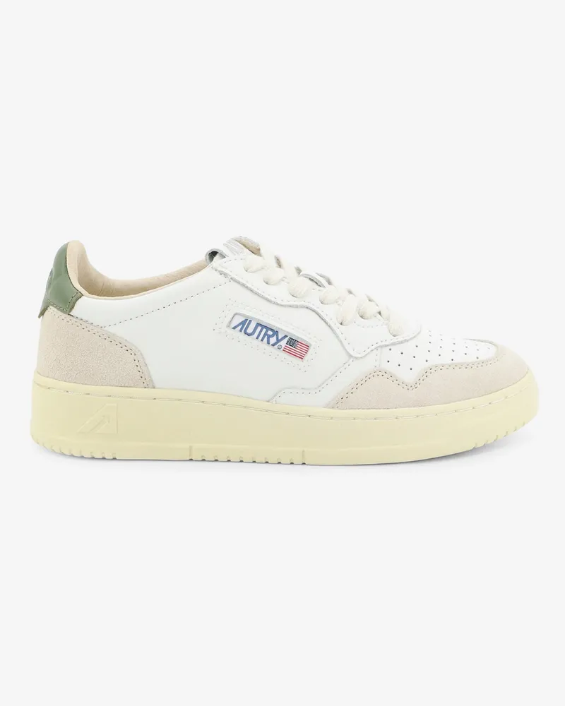 AUTRY Medalist Low leather sneakers with side logo -  - gender_Woman White