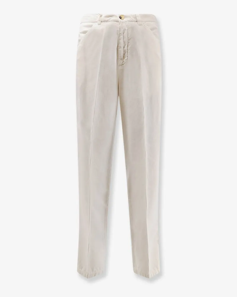 Brunello Cucinelli Corduroy trousers -  - gender_Man White