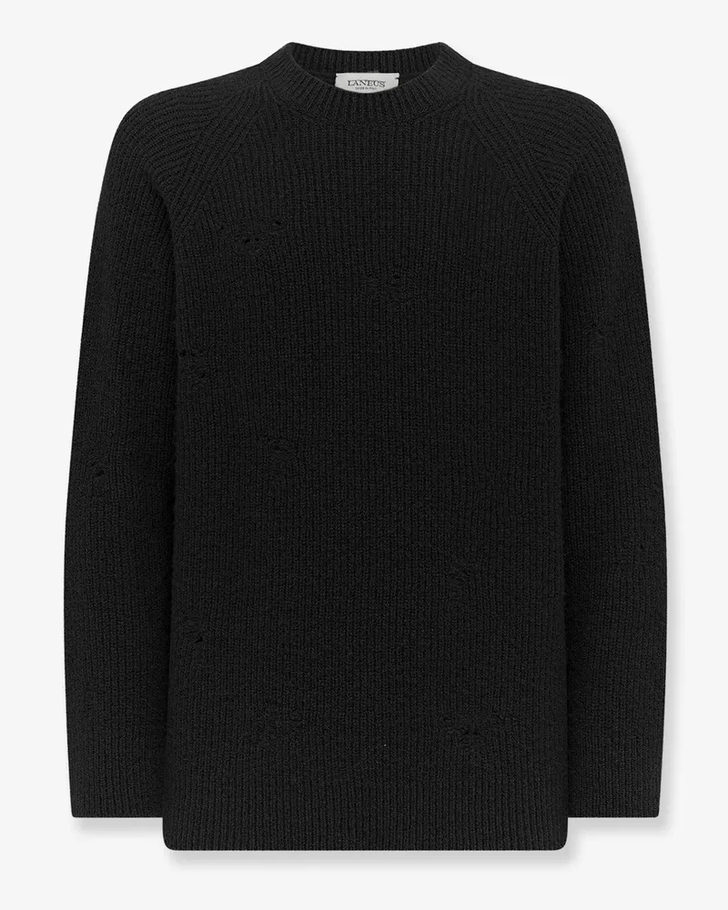 Laneus Alpaca blend sweater -  - gender_Man Black