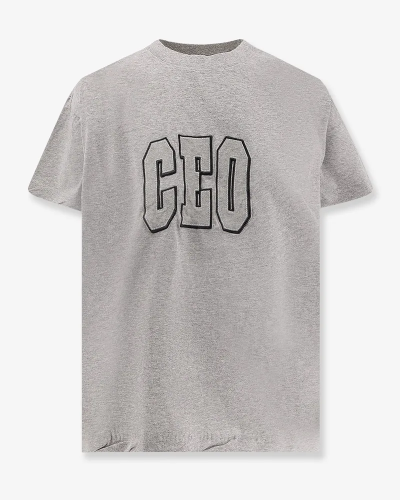 Balenciaga Boxy Fit cotton t-shirt -  - gender_Woman Grey