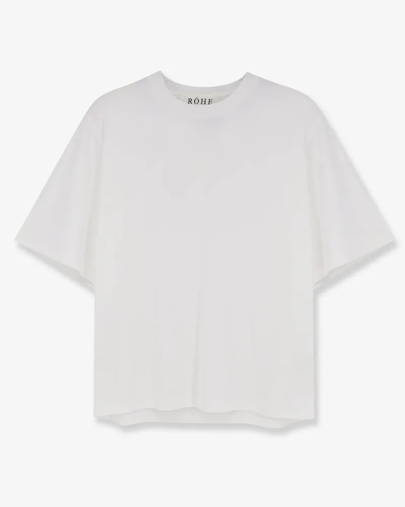 Róhe Cotton blend T-shirt -  - gender_Woman White