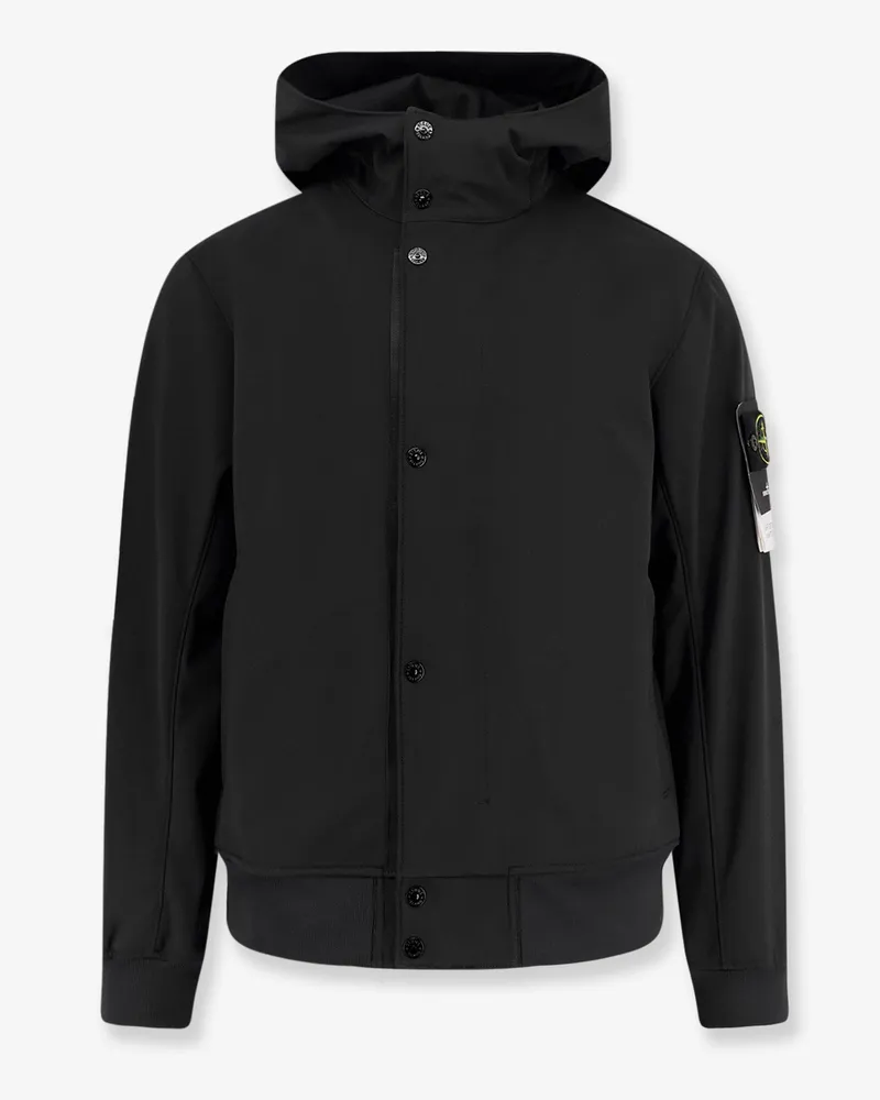 Stone Island Light Soft Shell-R e.dye® Technology Jacket -  - gender_Man Black
