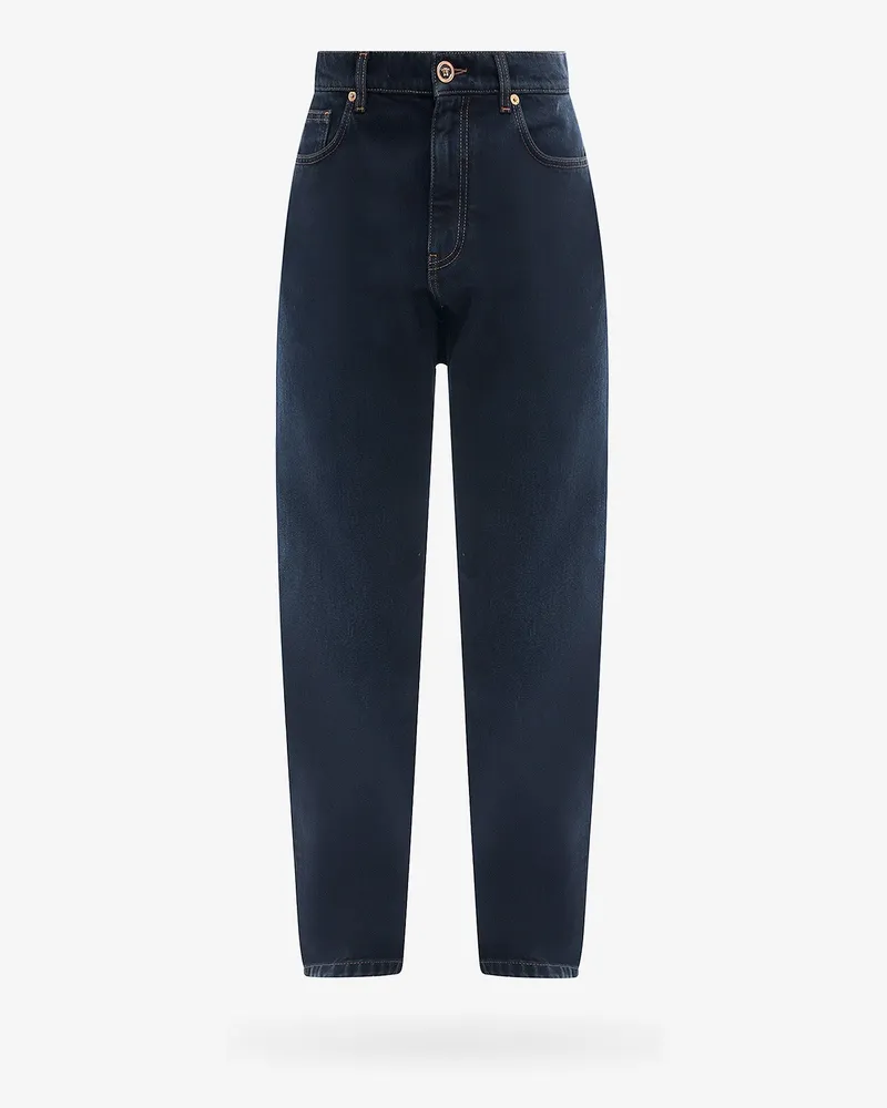 Versace Mitchel fit jeans with medusa buttons -  - gender_Man Blue
