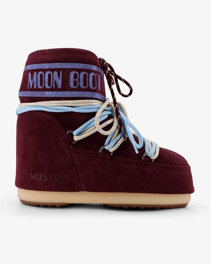 Moon Boot Icon Low suede boots -  - gender_Woman Red