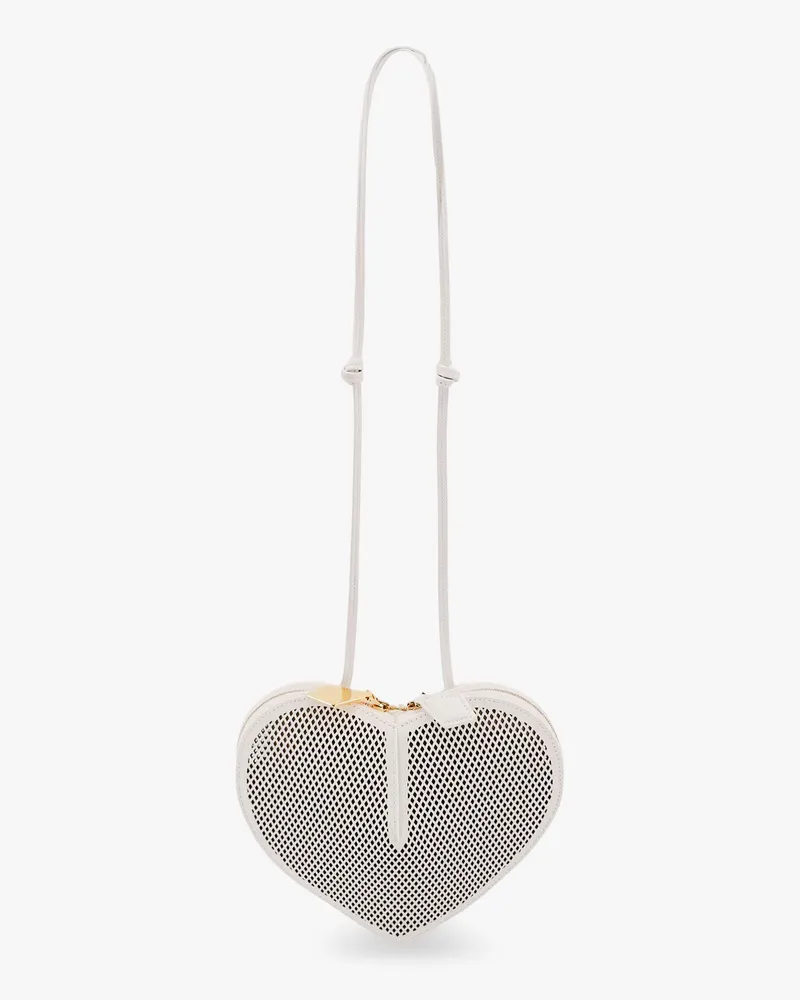 Alaïa Le coeur shoulder bag in leather with fishnet motif -  - gender_Woman 